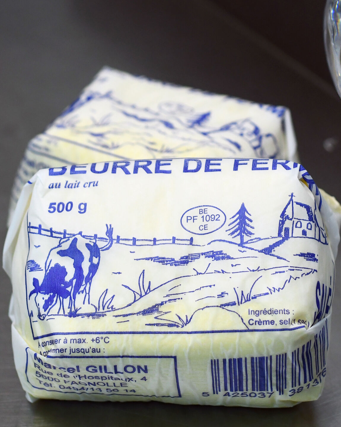 Beurre salé de ferme Ferme Marcel Gillon gastronomie Coq de Cristal 2022