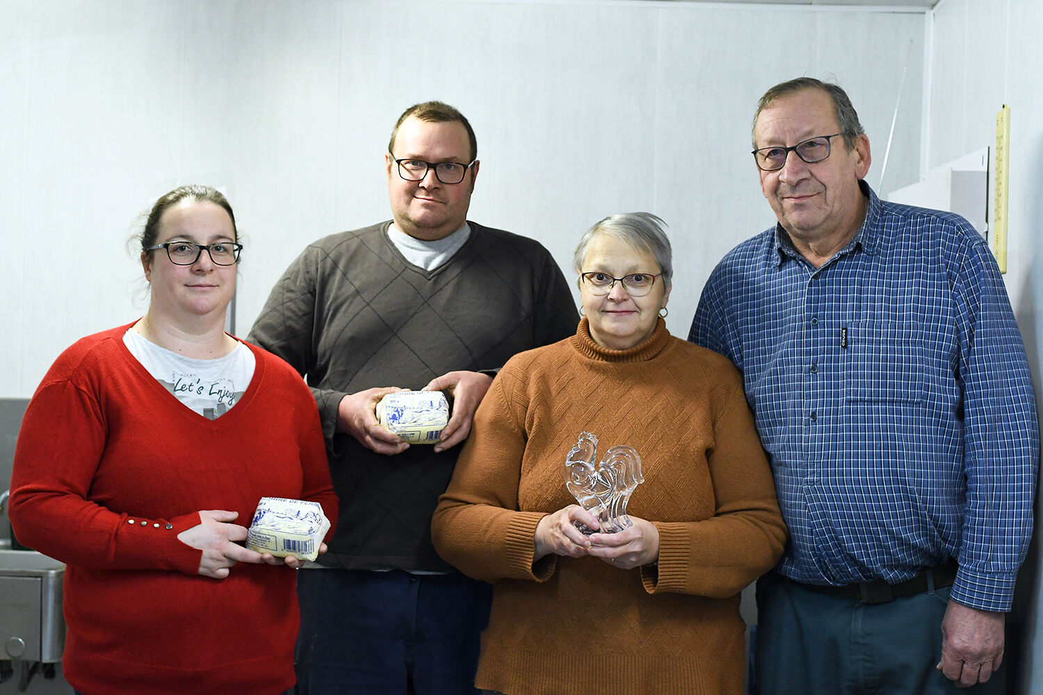 Famille Marcel Gillon gastronomie Coq de Cristal 2022 beurre de ferme salé
